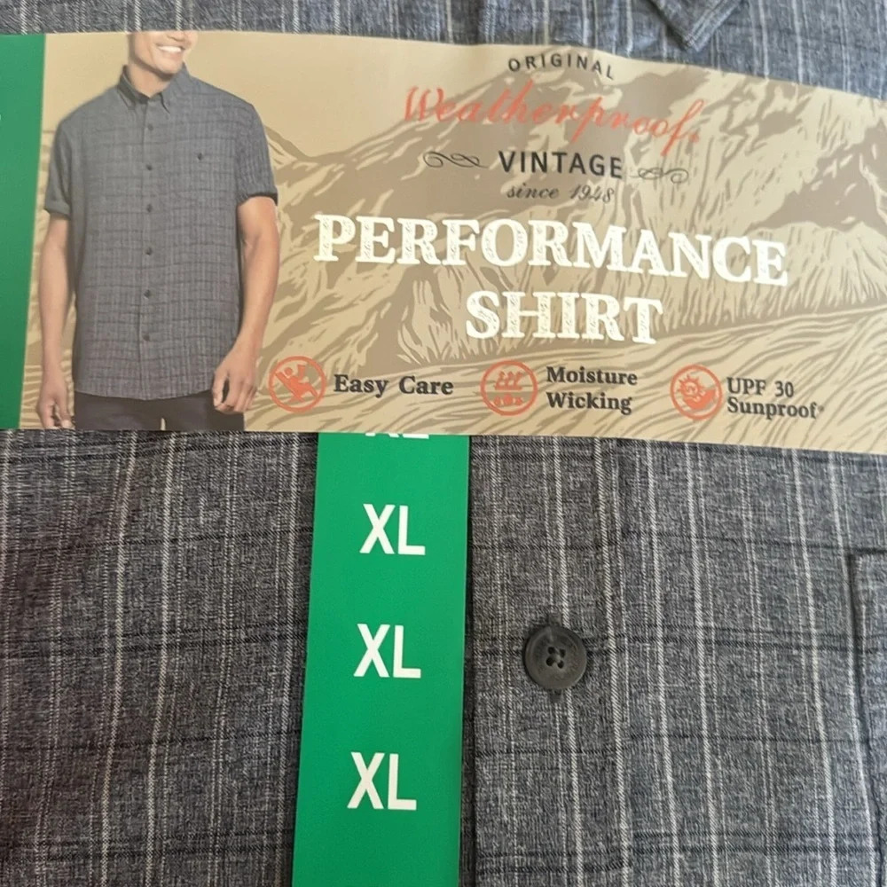 Weatherproof Vintage Men's performance Shirt Medium XL - Picture 6 of 6
